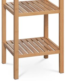 BONTEC Regál, masív, hnedá, DR-011-3 Farba: Prírodné