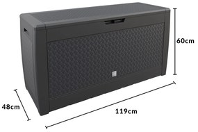 InternetovaZahrada Úložný box Matuba 310 L - antracit