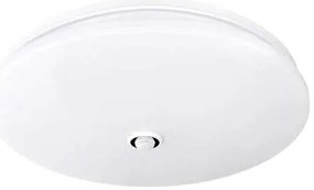 Solight LED stropné svietidlo PLAIN s PIR senzorom, 18W, 1260lm, 3000K, okrúhle, 33cm
