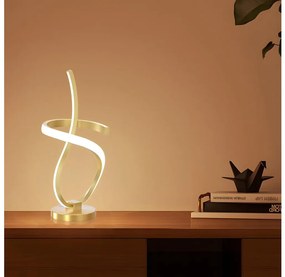 ONLI - LED Stolná lampa KIRA LED/12W/230V 4000K 38,5 cm zlatá