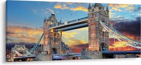 Obraz - Tower Bridge, Londýn, Anglicko (120x50 cm)