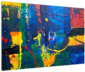 Obraz - Abstrakcia (90x60 cm)