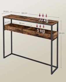 Konzolový stolík LNT091K01