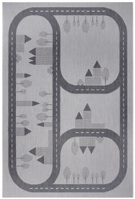 Mujkoberec Original Detský kusový koberec Mujkoberec Original Flatweave Kids rugs 104878 Grey - 200x290 cm