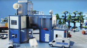 SIKU World – policajná stanica + 2 darčeky