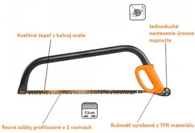 WELLHOX Píla s nastaviteľným napínačom 21"