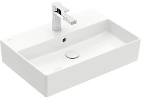 VILLEROY &amp; BOCH Memento 2.0 závesné umývadlo s otvorom, s prepadom, 600 x 420 mm, biela alpská, 4A226001
