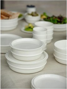 Krémovobiela porcelánová polievková miska 600 ml Eau – Zone