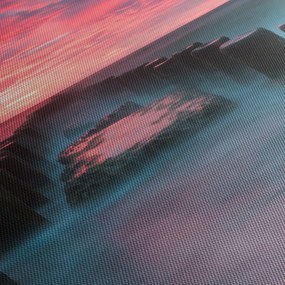 Obraz - Skaly v mori (120x50 cm)