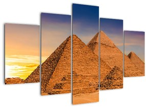 Obraz - Egyptské pyramídy (150x105 cm)