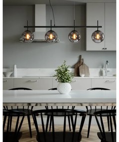 ByRydens 4202360-4505 - Závesný luster BOYLE na lankách 4xE27/8W/230V