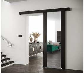 Posuvné dvere 80 cm Slavdro 2 (čierna matná). Akcia -6%. Vlastná spoľahlivá doprava až k Vám domov. 1108812