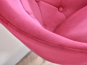 Kreslo Lush 4 (ružová + chrómová). Akcia -13%. Vlastná spoľahlivá doprava až k Vám domov. 1110255