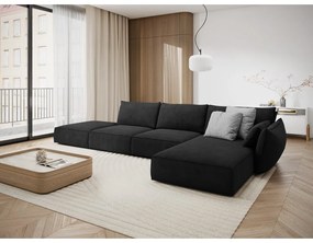 Tmavosivá rohová pohovka (pravý roh) Vanda - Mazzini Sofas