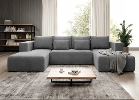 Veľký rozkladací roh Stripes U na pružinách