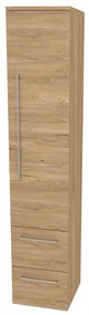 Mereo, Mereo Bino, kúpeľňová skrinka vysoká 163 cm, pravá, Multidecor, Jaseň horský, MER-CN698JASH