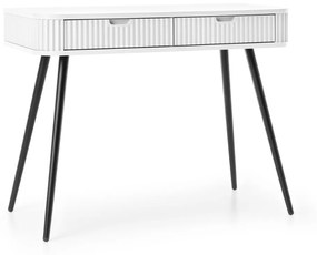 Toaletný stolík Zova (T103), biela/čierna