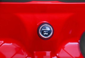 Ramiz BMW X6M XXL pre 2 deti Červené SUV + Pilot + Eco koža