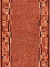Associated Weavers, Protišmykový behúň na mieru Bombay 84, šíre 80 cm, oranžová, chodba / predsieň