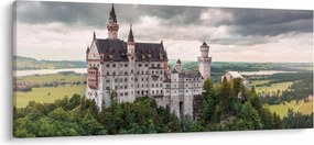 Obraz - Zámok na skalách (120x50 cm)