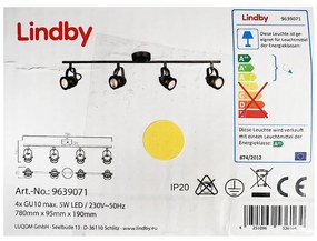 Lindby Lindby - Bodové svietidlo LEONOR 4xGU10/5W/230V LW0801