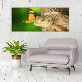 Obraz - Jašter (120x50 cm)