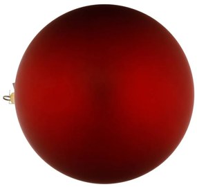 DECOLED Plastová guľa, priemer 40 cm, červená, matná, UV