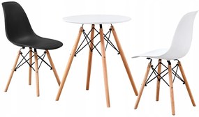 Bestent Jedálenský stôl 60cm Anello White