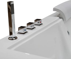 BPS-koupelny Hydromasážna vaňa DIABLO 666 II 180x150 s ohrevom vody