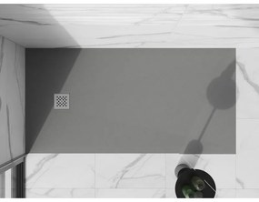 Mexen Stone+, obdĺžniková vanička z minerálneho kompozitu 180 x 100 cm, šedá-betónová, 44611018