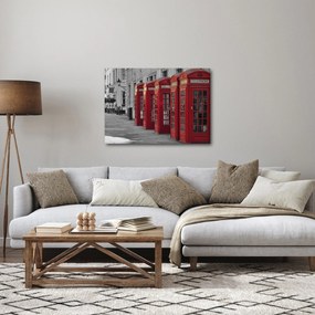 Obraz - Londýnske telefónne búdky (70x50 cm)