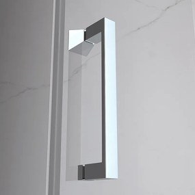 BPS-koupelny Obdĺžnikový sprchovací kút HYD-OK103A 100x80 chróm/transparent + vanička HYD-OSV-ST03A biela