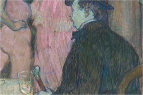 Obraz - Henri de Toulouse-Lautrec, Maxime Dethomas, reprodukcia (90x60 cm)