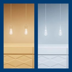 LED RGBW Stmievateľná žiarovka ST64 E27/6,3W/230V 2200-6500K Wi-Fi - WiZ