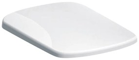 GEBERIT Selnova Square WC sedátko s automatickým pozvoľným sklápaním - Softclose, z Duroplastu, biela, 500.334.01.1