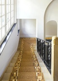 Koberce Breno Behúň BOMBAY 33, šíře role 80 cm, hnedá, viacfarebná