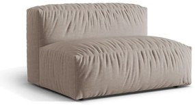 Béžový modul pohovky (stredový diel) Martina – Micadoni Home