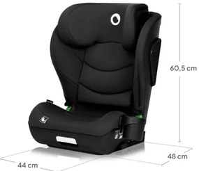 Lionelo - Autosedačka NEAL i-Size 100-150 cm čierny karbón