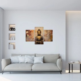 Obraz - Budha, maľba (90x60 cm)