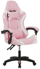 Kreslo pre Hráča Kastor 8689 biela/ružový