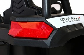 Ramiz Buggy ATV Racing pre 2 deti Biela + pohon 4x4 + diaľkové ovládanie + pomalý štart + MP3 LED