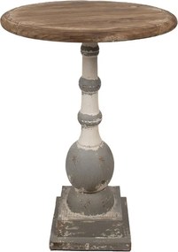 Side Table ? 51x71 Cm Brown Wood - ? 51*71 cm