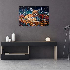 Obraz - Maľované srne (90x60 cm)