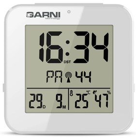 GARNI technology Digitálny budík s meraním vnútornej teploty a vlhkosti GARNI 138W