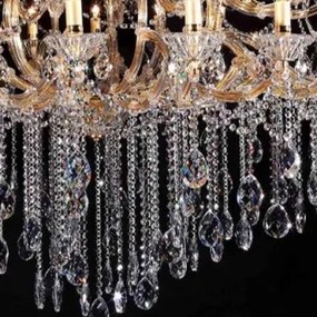 Luxus krištáľ luster Ø165*150 36pätíc