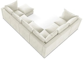 Béžová rohová pohovka (ľavý roh/do tvaru "U") Manao – Makamii