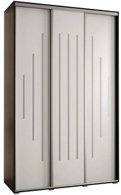 Skriňa 45 Canaris 12 150 čierna/biela/silver