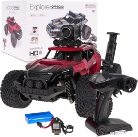 Ramiz MEGA Crawler PIONEER s kamerou Červený RC na diaľkové ovládanie