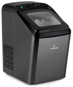 Klarstein Partytime, výrobník ľadu, číry ľad, 15kg/24h, ušľachtilá oceľ