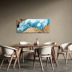 Obraz - Drevo (120x50 cm)